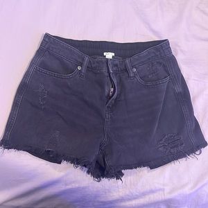 Aerie stretch distressed denim shorts